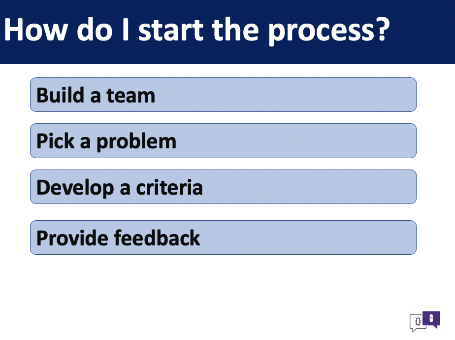 Audit and Feedback Presentation Image